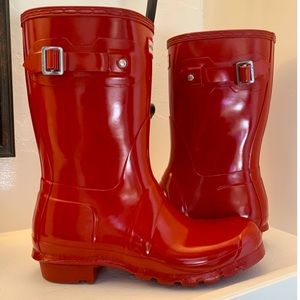 Hunter ‘Original Short’ Gloss Rain Boot